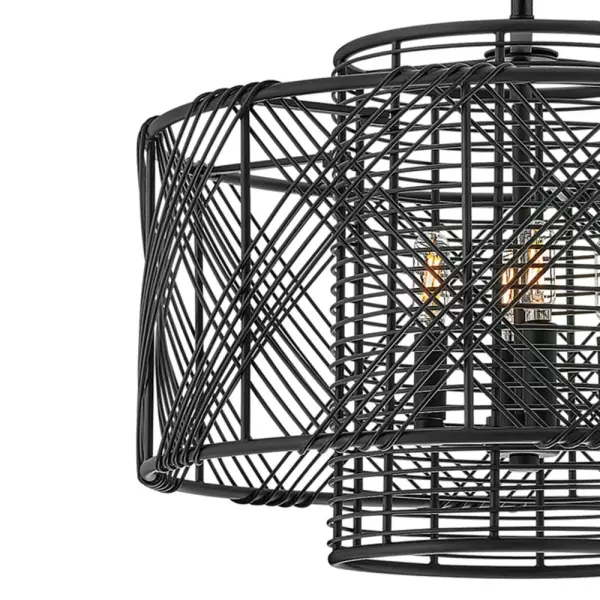 Nikko LED Pendant in Black - Image 4