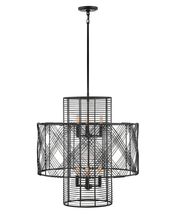 Nikko is a stunning study in contrasts: simultaneously bold and airy, minimalist yet intricate. Its sleek wire design is woven into a striking pendant that evenly radiates light throughout. The transitional silhouette, infused with a subtle coastal nuance, is available in either Light Ashwood or Black finish options. Nikko is part of the Lisa McDennon Collection.