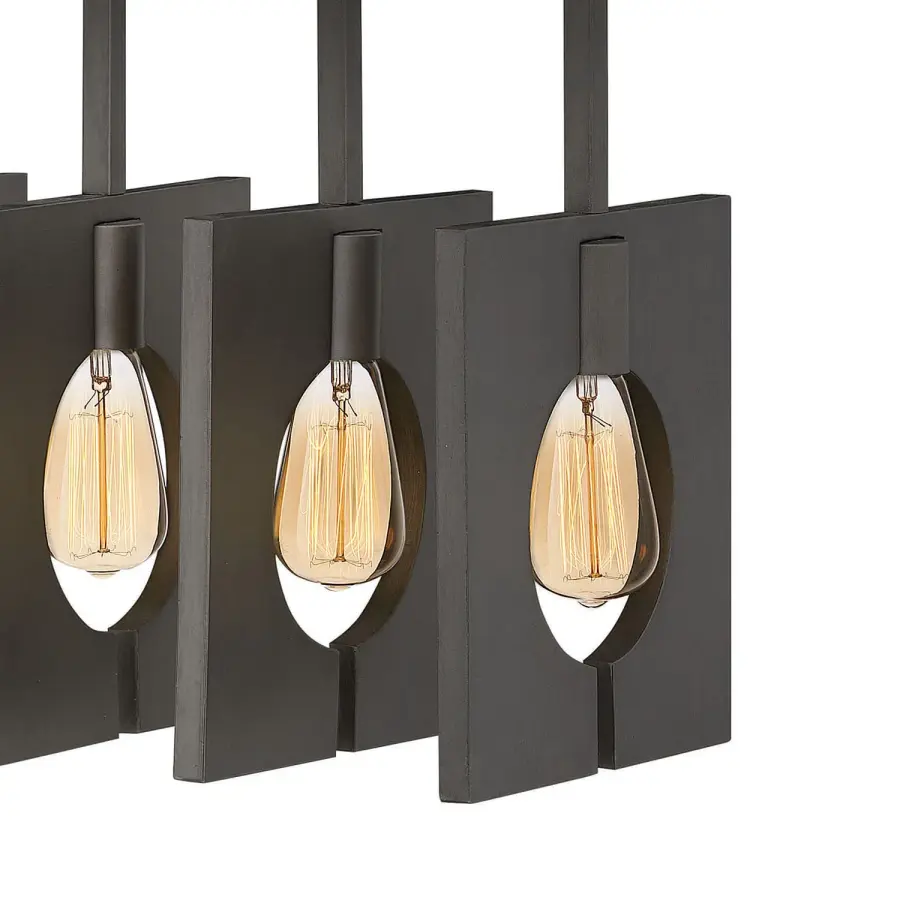 Ludlow LED Linear Pendant in Brushed Graphite - Image 1