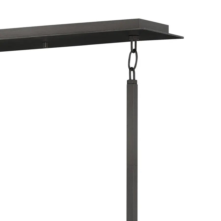 Ludlow LED Linear Pendant in Brushed Graphite - Image 3