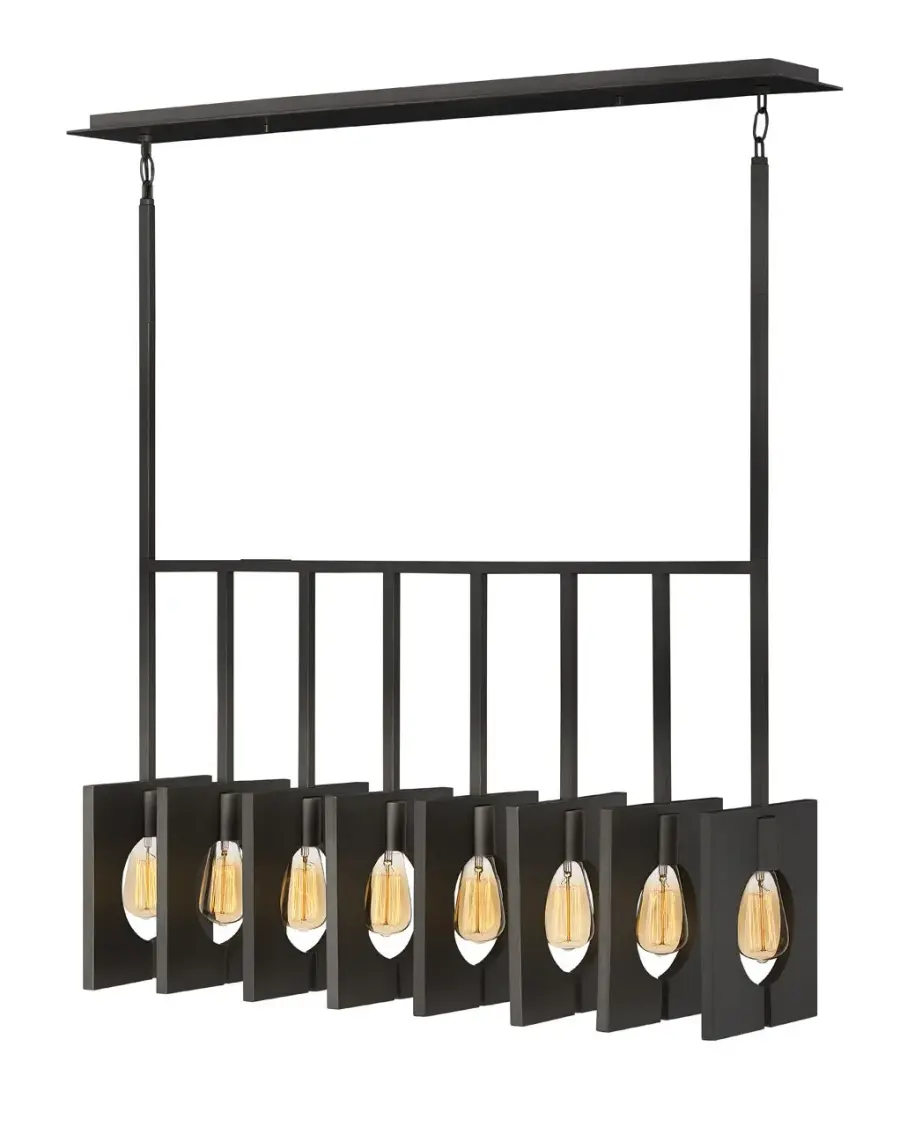 Ludlow LED Linear Pendant in Brushed Graphite - Image 4