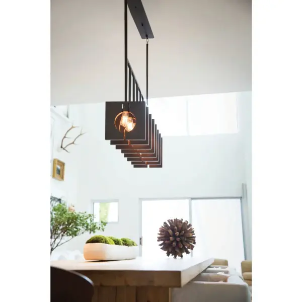 Ludlow LED Linear Pendant in Brushed Graphite - Image 7