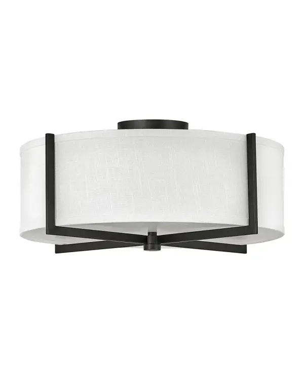 Creativity meets practicality in Axis. Featuring a classic crossed-stem design, its shade comes in Off White Linen or Heather Gray Linen complemented by a Black or Heritage Brass finish.
