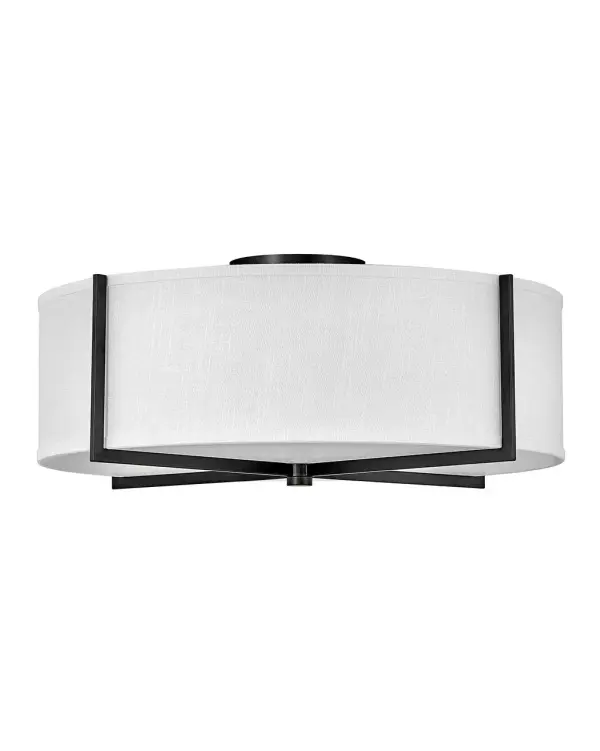 Creativity meets practicality in Axis. Featuring a classic crossed-stem design, its shade comes in Off White Linen or Heather Gray Linen complemented by a Black or Heritage Brass finish.