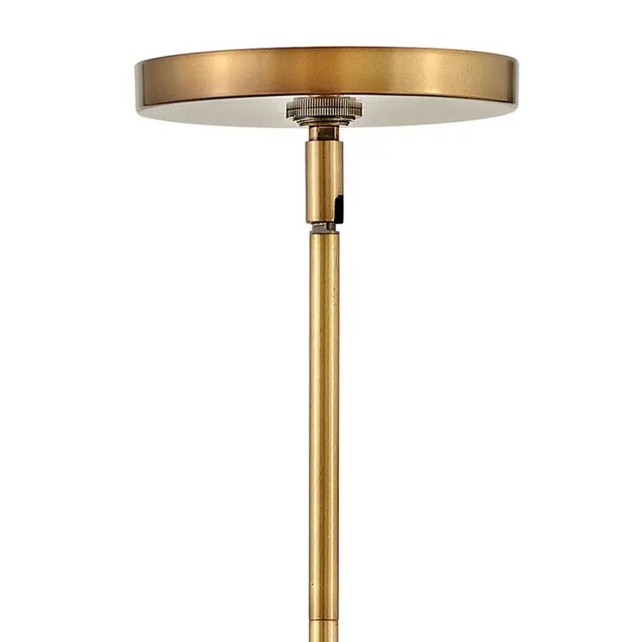 Palma LED Pendant in Heritage Brass - Image 6