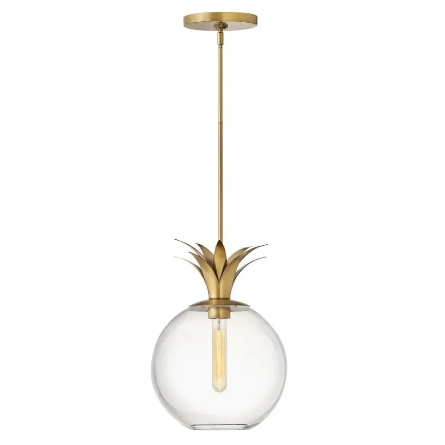 Palma LED Pendant in Heritage Brass - Image 1