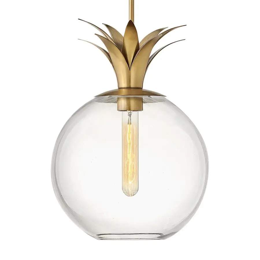 Palma LED Pendant in Heritage Brass - Image 3