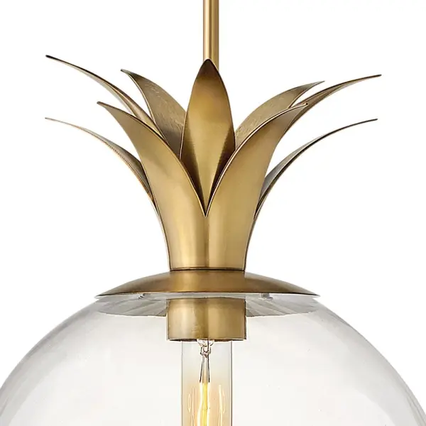 Palma LED Pendant in Heritage Brass - Image 4