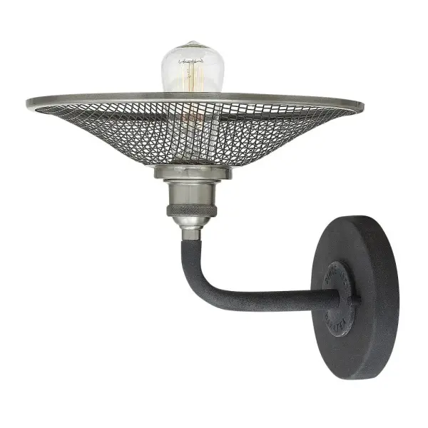 Rigby LED Wall Sconce in Aged Zinc - Image 6