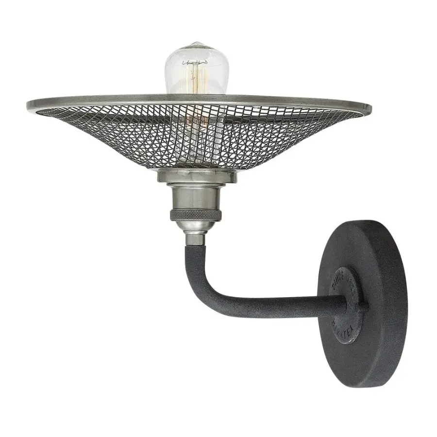 Rigby LED Wall Sconce in Aged Zinc - Image 6