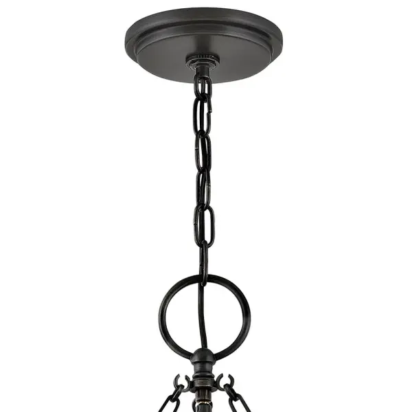Chance LED Chandelier in Blackened Brass - Image 3