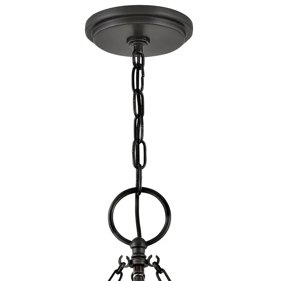 Chance LED Chandelier in Blackened Brass - Image 3