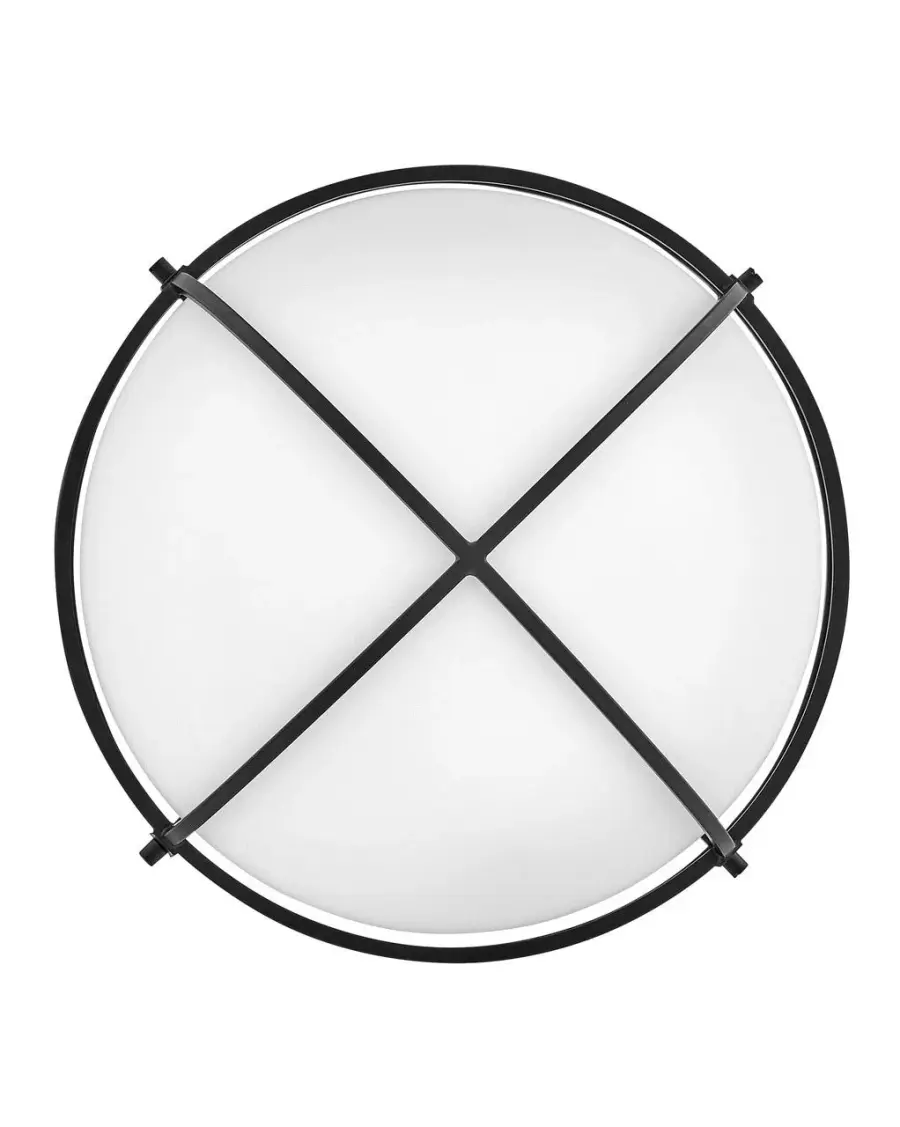 Saddler LED Flush Mount in Black - Image 6