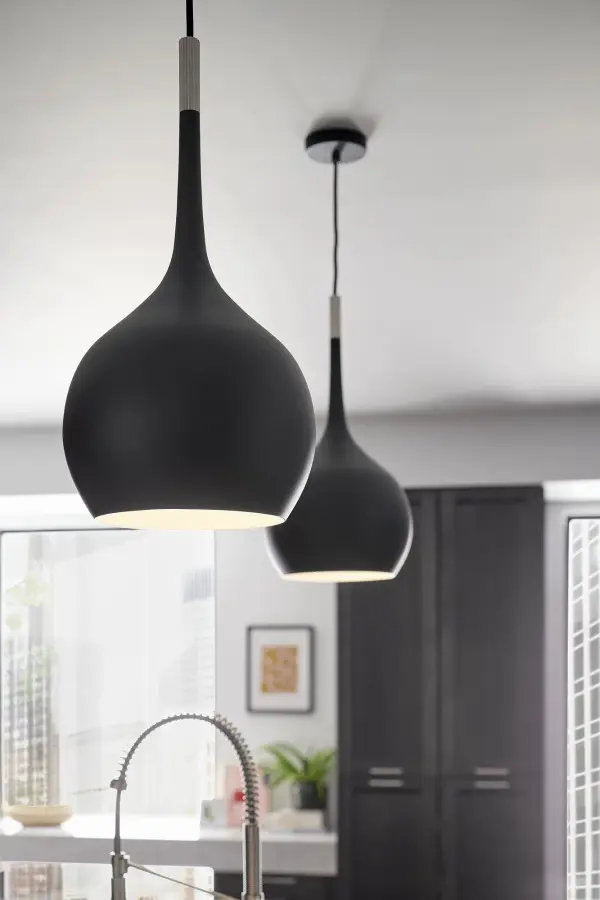 Ziggy LED Pendant in Black - Image 5