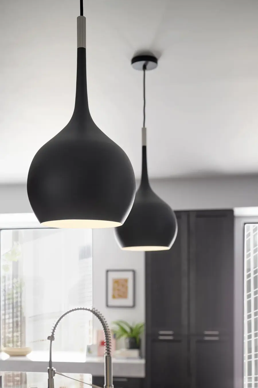 Ziggy LED Pendant in Black - Image 5