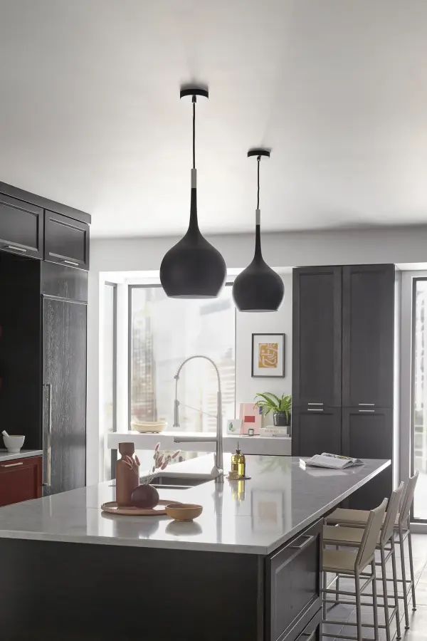 Ziggy LED Pendant in Black - Image 6