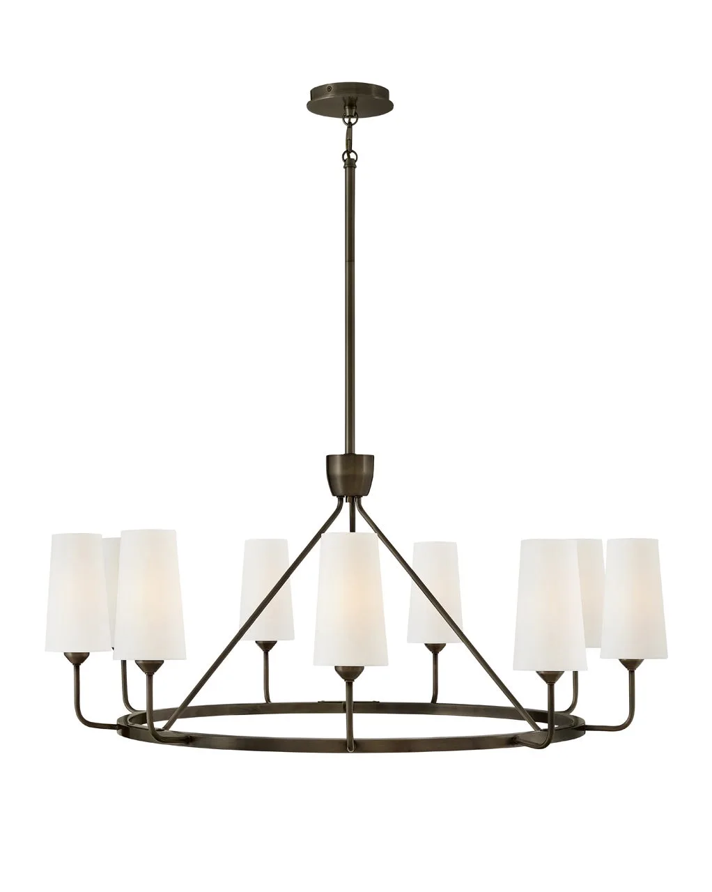 Lewis LED Chandelier in Black Oxide