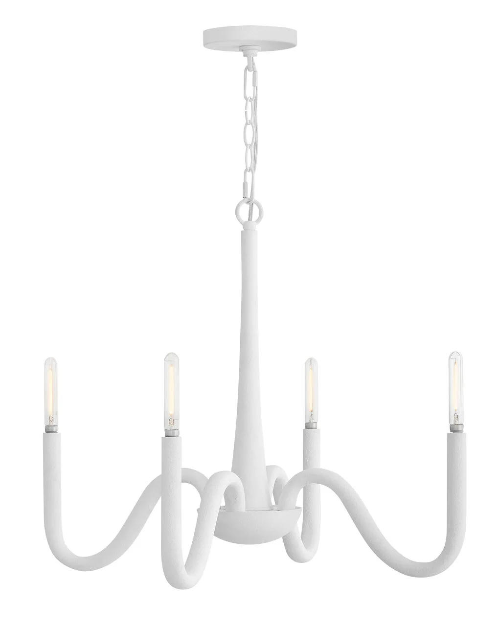 Maris LED Chandelier in Textured Plaster