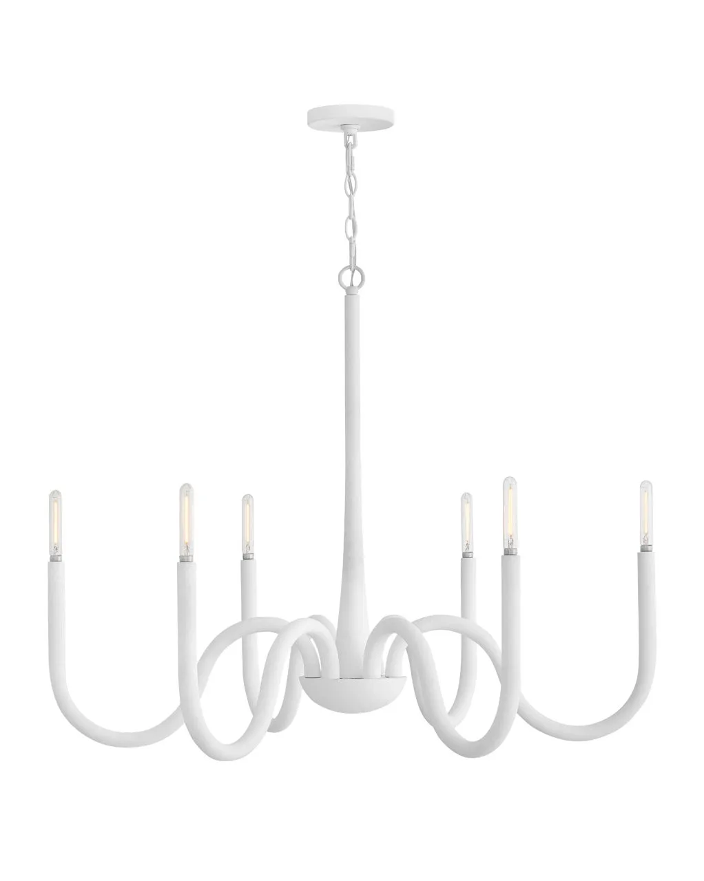 Maris LED Chandelier in Textured Plaster