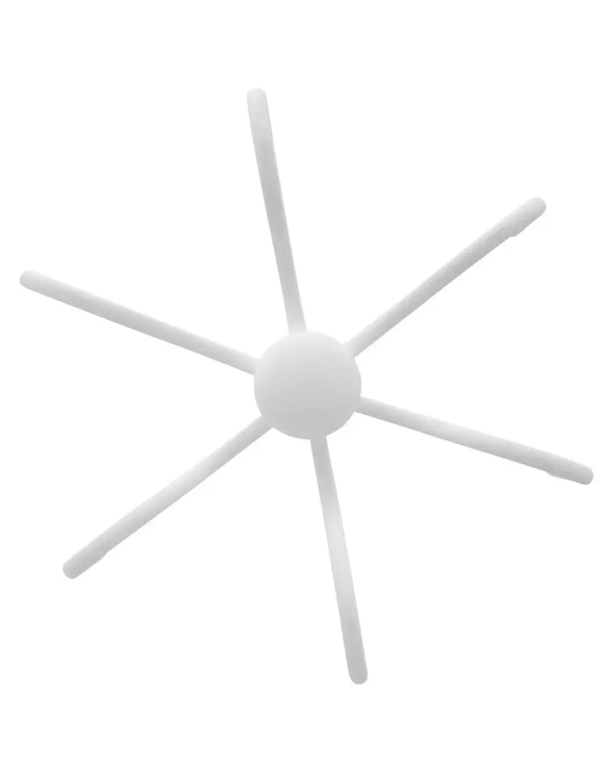 Maris LED Chandelier in Textured Plaster - Image 6