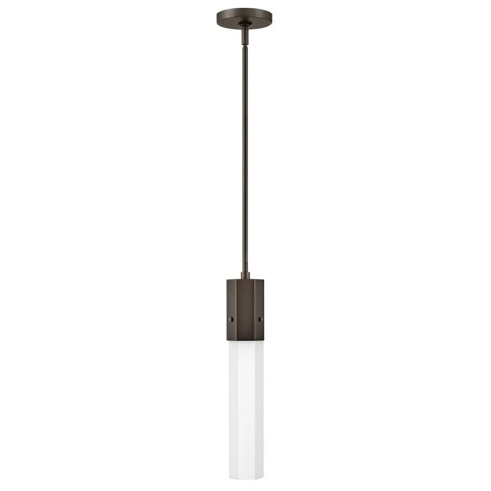 Facet LED Mini Pendant in Black Oxide