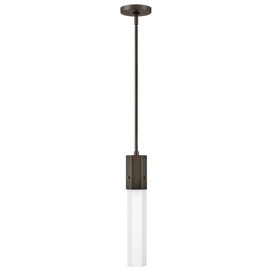 Facet LED Mini Pendant in Black Oxide - Image 1
