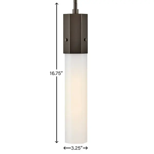 Facet LED Mini Pendant in Black Oxide - Image 7