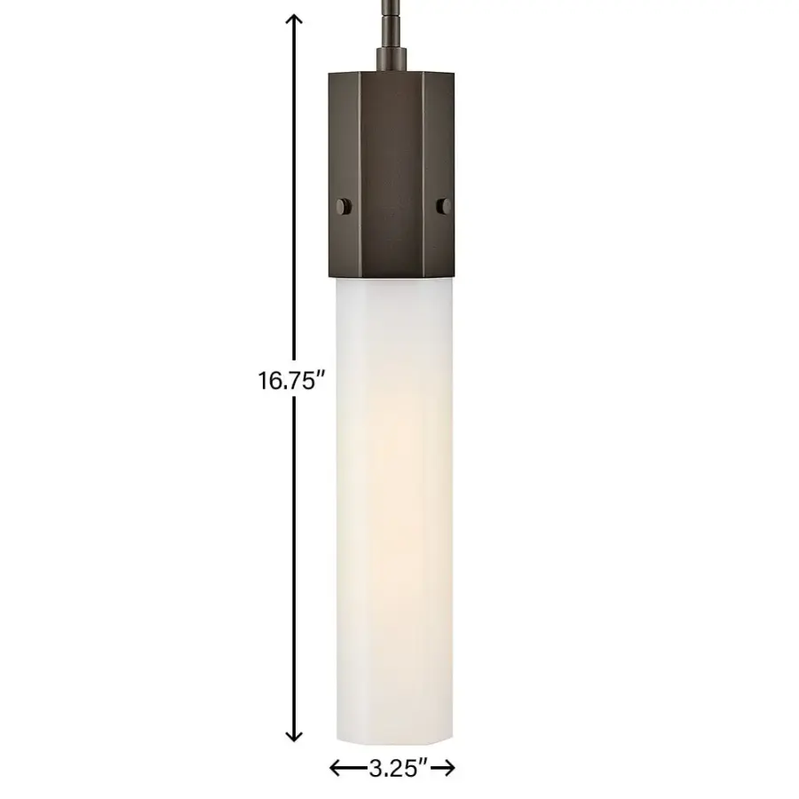 Facet LED Mini Pendant in Black Oxide - Image 7