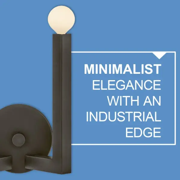 Ezra LED Wall Sconce in Black Oxide - Image 7
