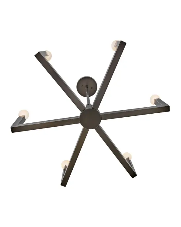 Ezra LED Chandelier in Black Oxide - Image 4
