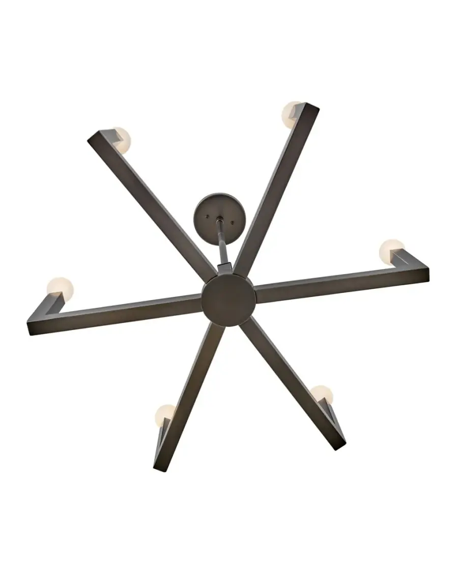 Ezra LED Chandelier in Black Oxide - Image 4