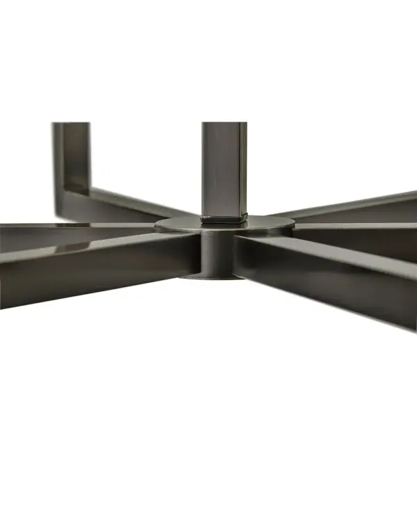 Ezra 6-Light LED Linear Chandelier in Black Oxide - Image 3