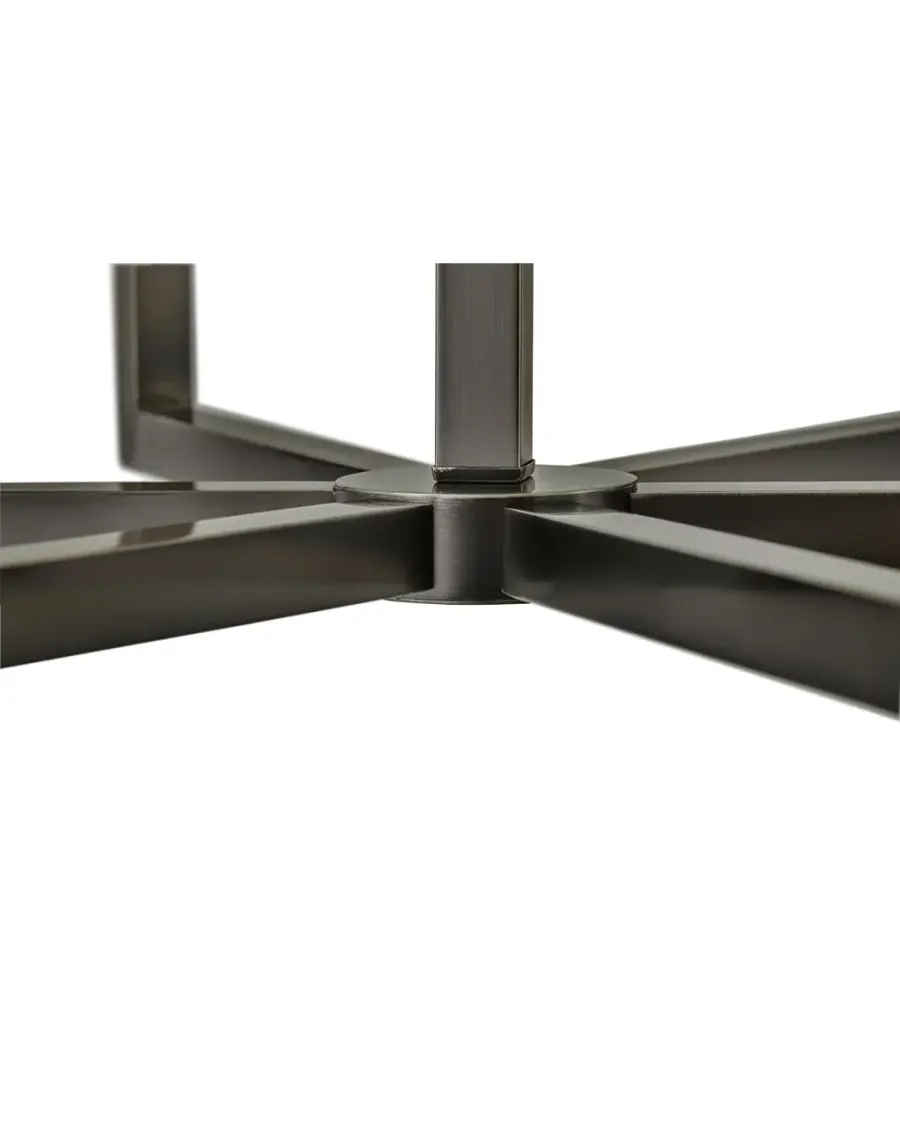 Ezra 6-Light LED Linear Chandelier in Black Oxide - Image 3