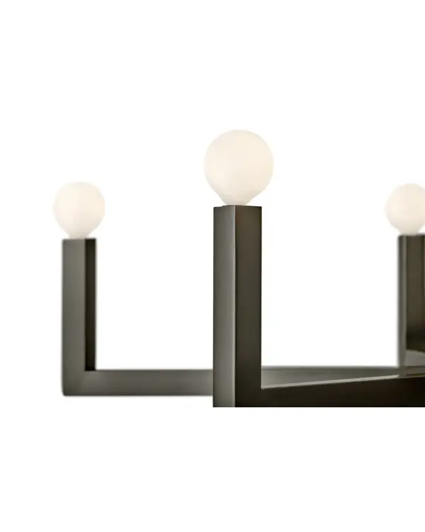 Ezra 6-Light LED Linear Chandelier in Black Oxide - Image 5