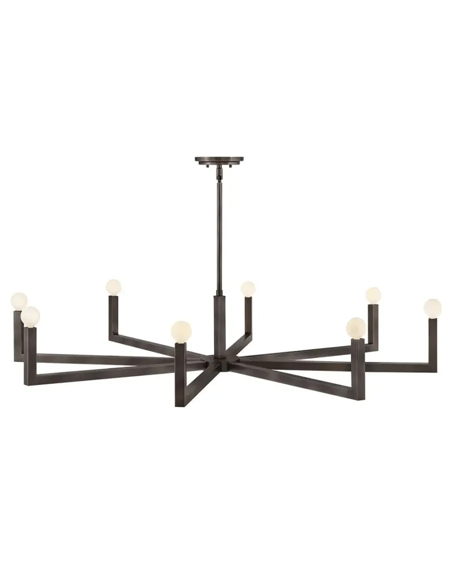 Ezra LED Chandelier in Black Oxide - Image 1