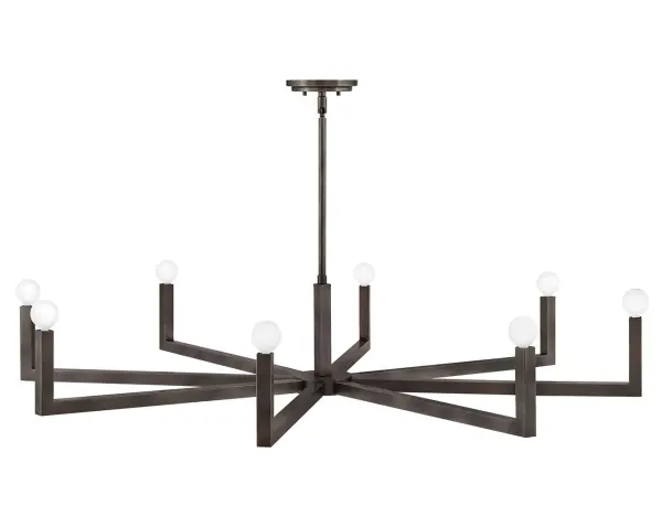 Ezra LED Chandelier in Black Oxide - Image 3