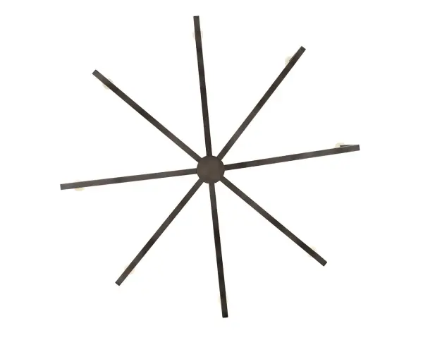 Ezra LED Chandelier in Black Oxide - Image 6