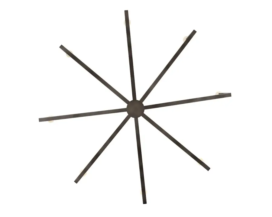 Ezra LED Chandelier in Black Oxide - Image 6