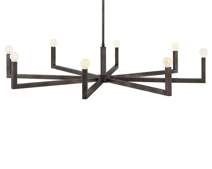 Ezra LED Chandelier in Black Oxide - Image 7
