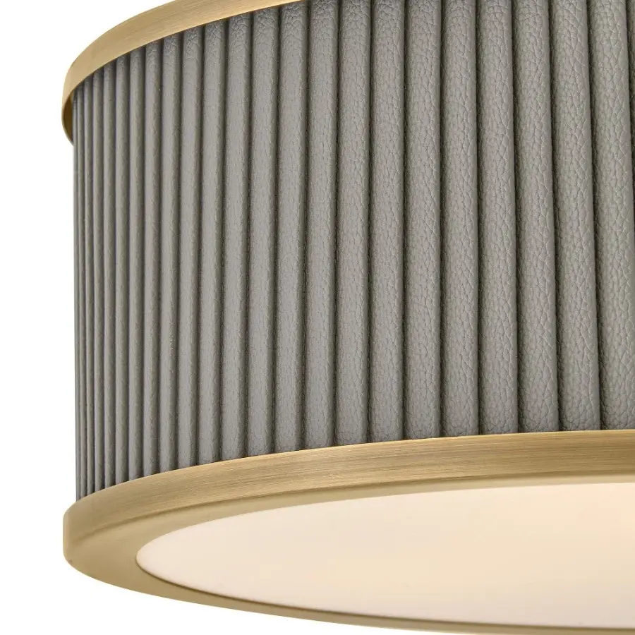 Arden LED Flush Mount in Heritage Brass - Image 2