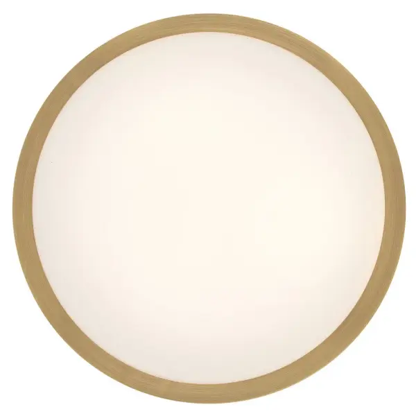 Arden LED Flush Mount in Heritage Brass - Image 4