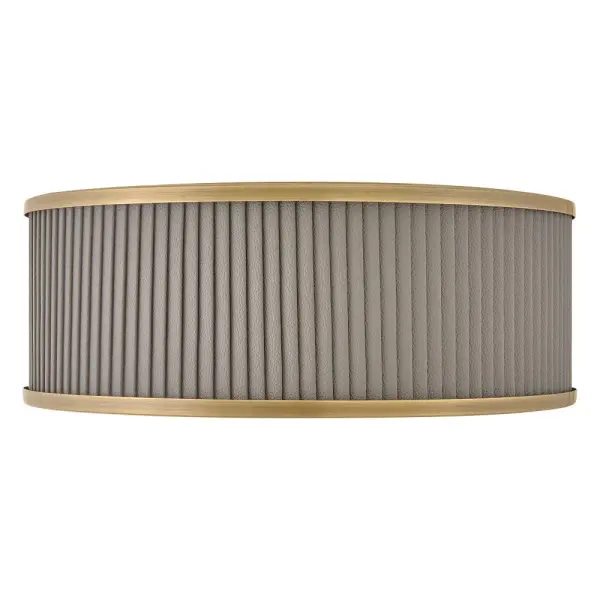 Arden LED Flush Mount in Heritage Brass - Image 5