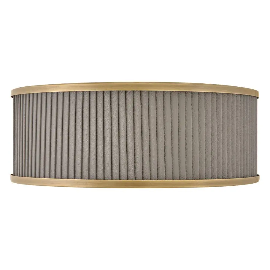 Arden LED Flush Mount in Heritage Brass - Image 5