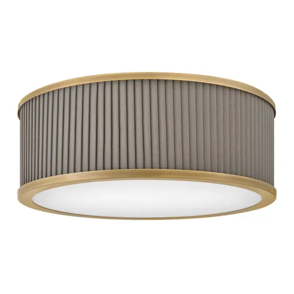 Arden LED Flush Mount in Heritage Brass - Image 6