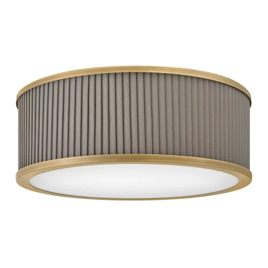 Arden LED Flush Mount in Heritage Brass - Image 6