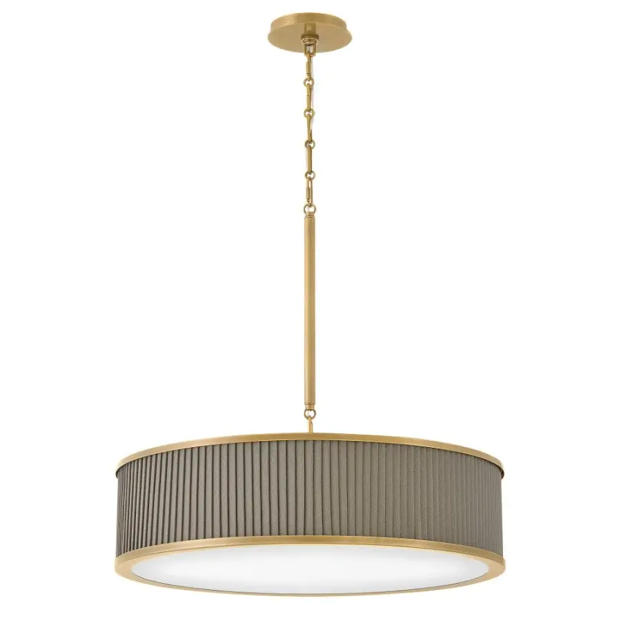 Arden LED Chandelier in Heritage Brass - Image 8