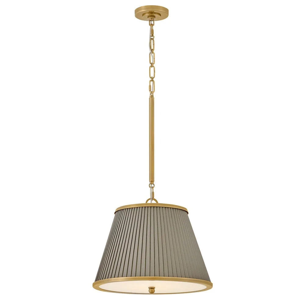 Arden LED Pendant in Heritage Brass