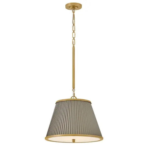 Arden LED Pendant in Heritage Brass - Image 1
