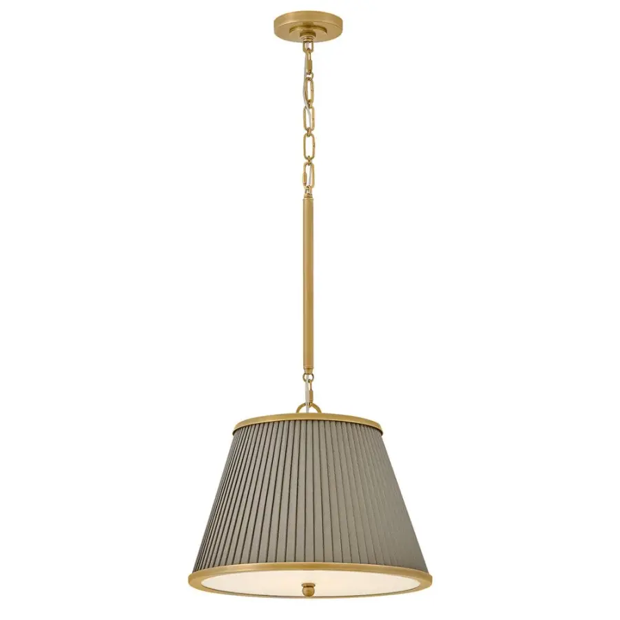 Arden LED Pendant in Heritage Brass - Image 1