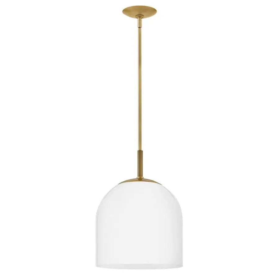 Willa LED Pendant in Heritage Brass - Image 5
